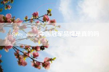 菏泽中国冠军品牌是真的吗