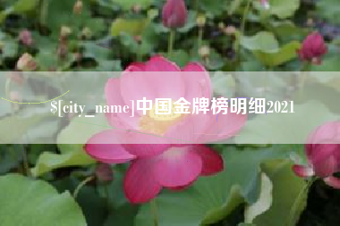 菏泽中国金牌榜明细2021