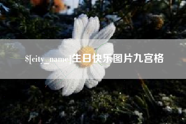 菏泽生日快乐图片九宫格