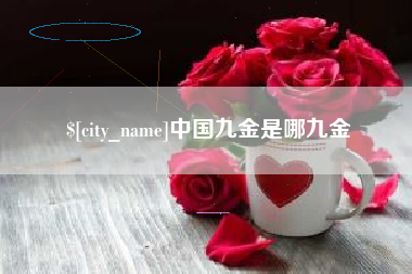 菏泽中国九金是哪九金