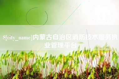 菏泽内蒙古自治区消防技术服务执业管理平台