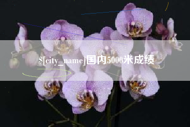 菏泽国内5000米成绩