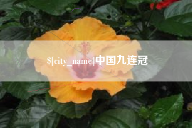 菏泽中国九连冠