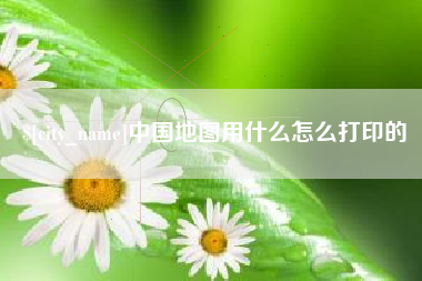 菏泽中国地图用什么怎么打印的