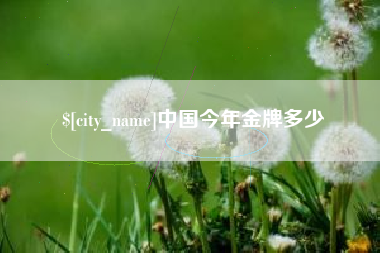 菏泽中国今年金牌多少