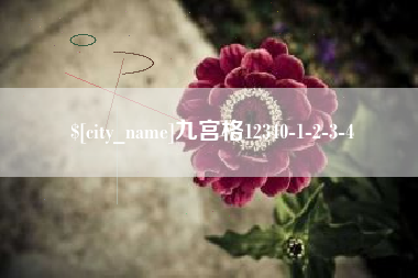 菏泽九宫格12340-1-2-3-4