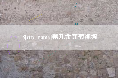 菏泽第九金夺冠视频