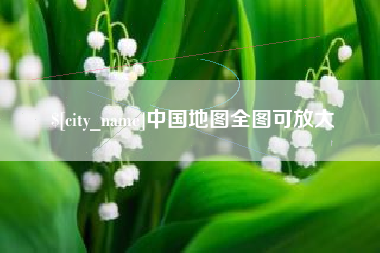 菏泽中国地图全图可放大