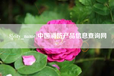 菏泽中国消防产品信息查询网