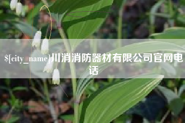 菏泽川消消防器材有限公司官网电话