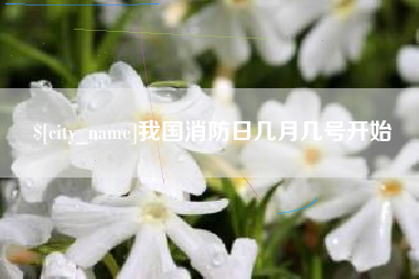 菏泽我国消防日几月几号开始