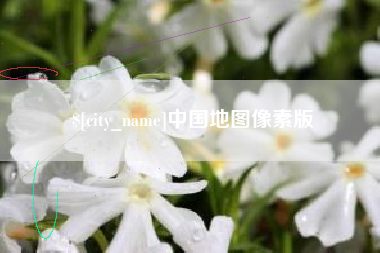 菏泽中国地图像素版