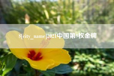 菏泽2021中国第9枚金牌