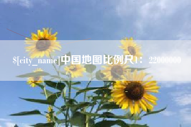 菏泽中国地图比例尺1：22000000