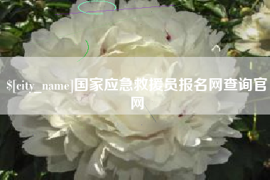 菏泽国家应急救援员报名网查询官网