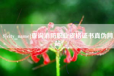 菏泽查询消防职业资格证书真伪网站
